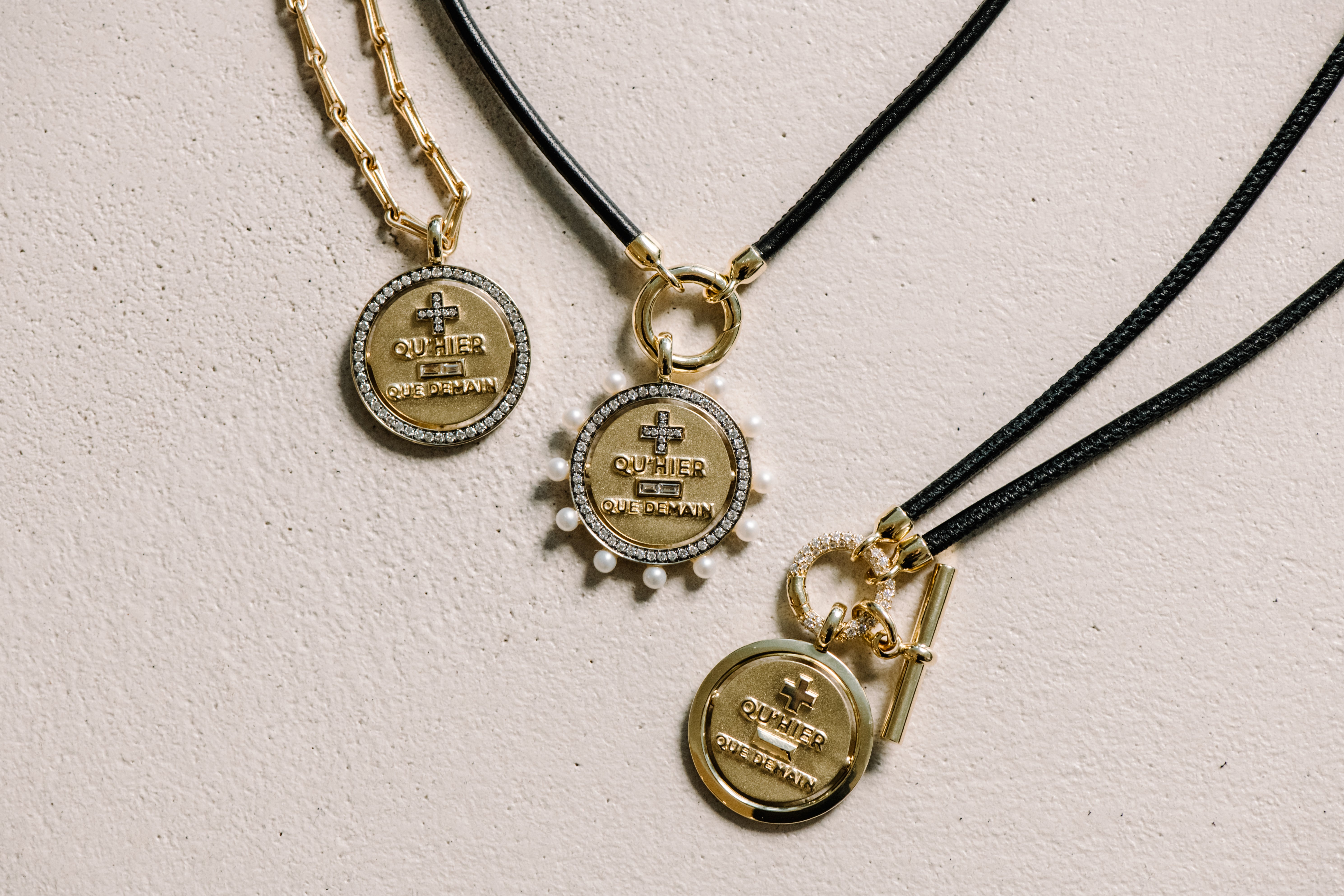 Love Notes Leather Cord Charm Holder Necklace – Jemma Wynne