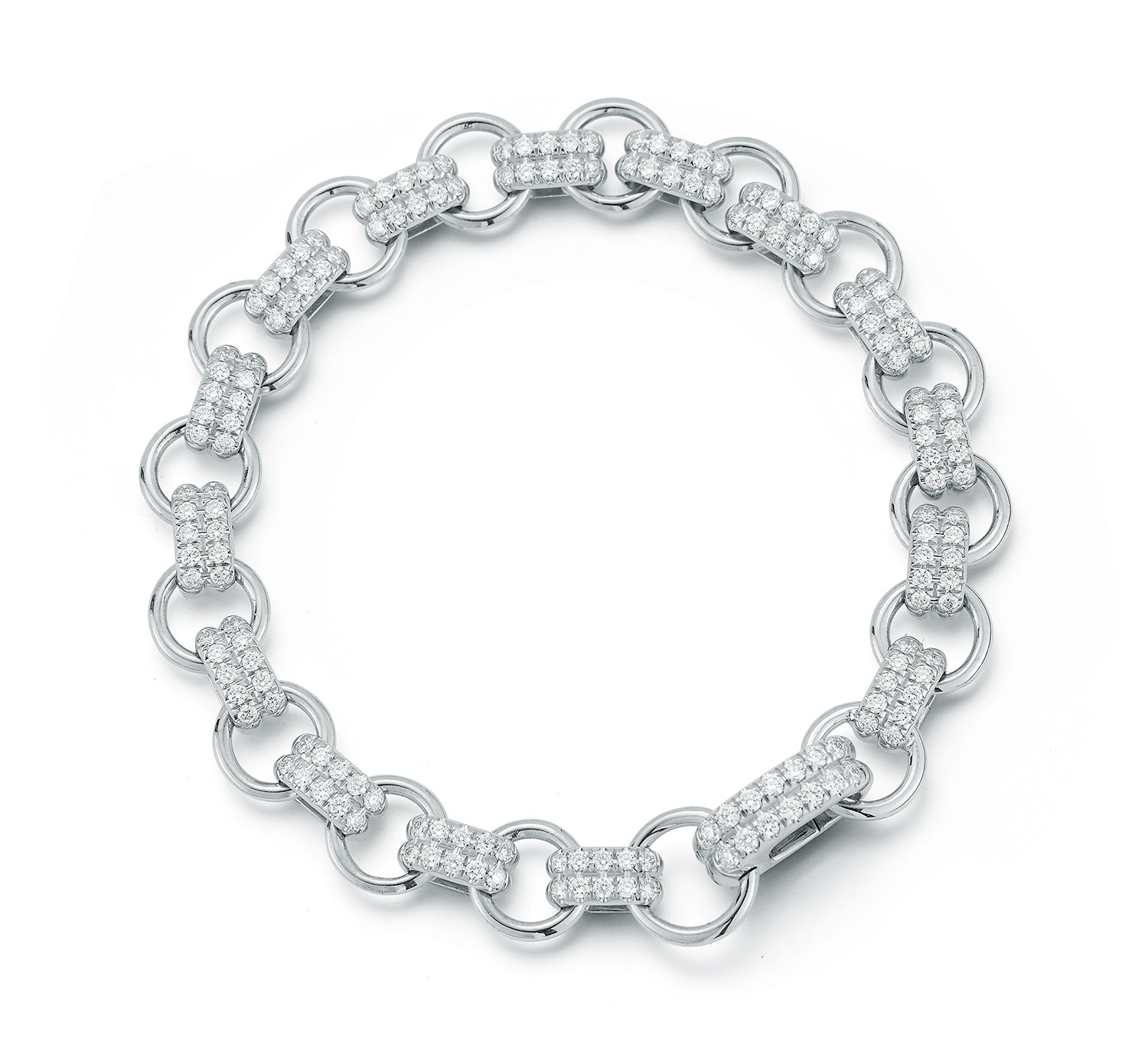 FORME Pave Diamond Link Bracelet