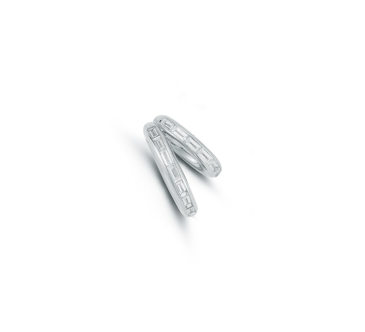 FORME Diamond Baguette Double Ear Cuff