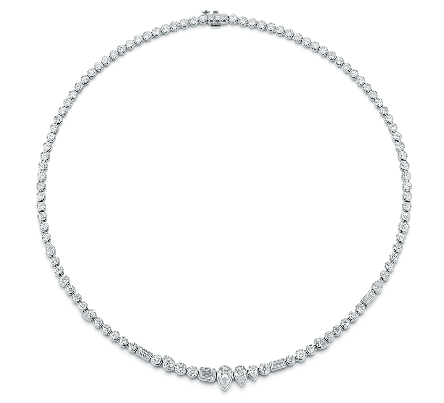Chaos Diamond Tennis Necklace