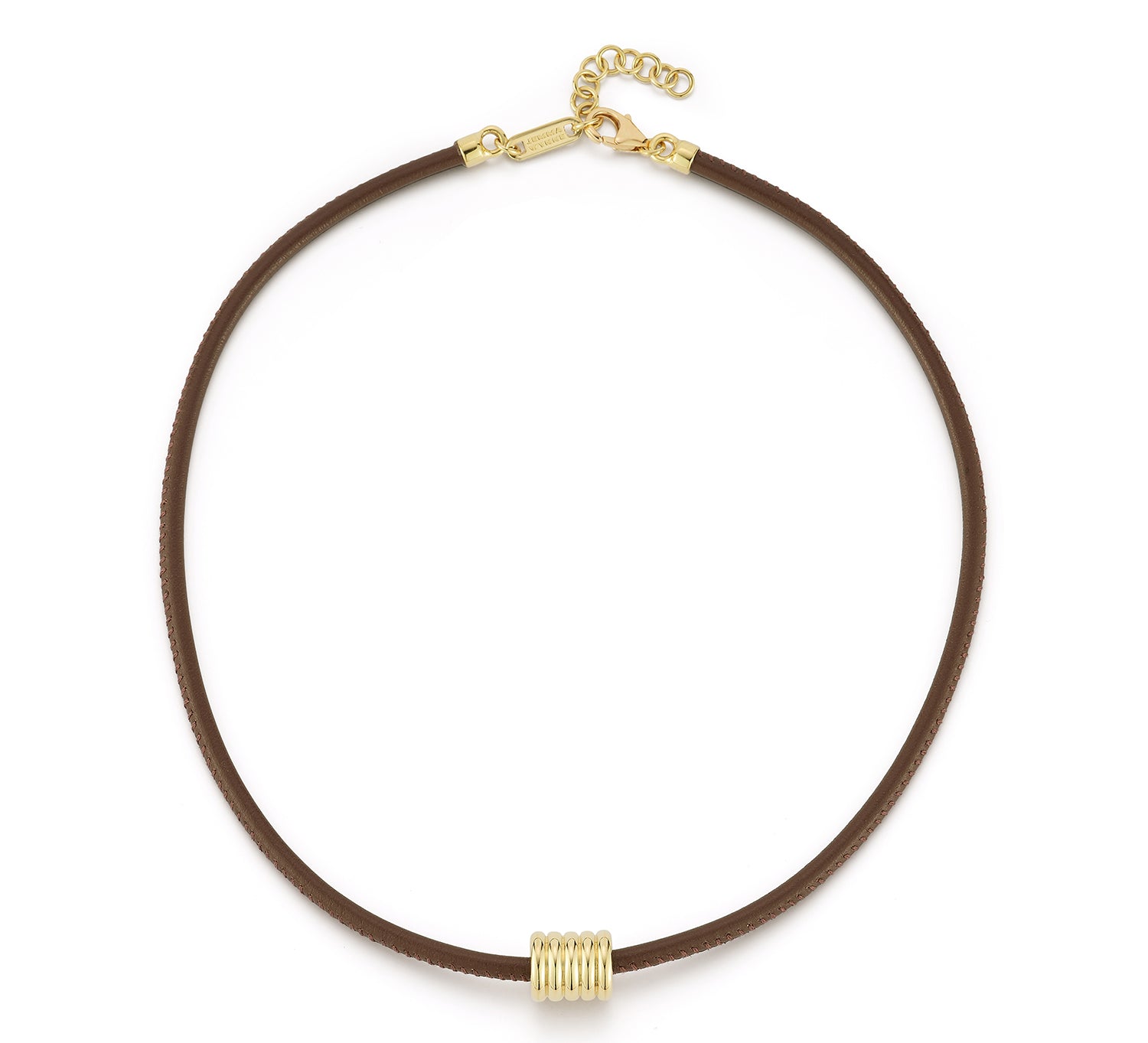 FORME Leather Rondelle Choker