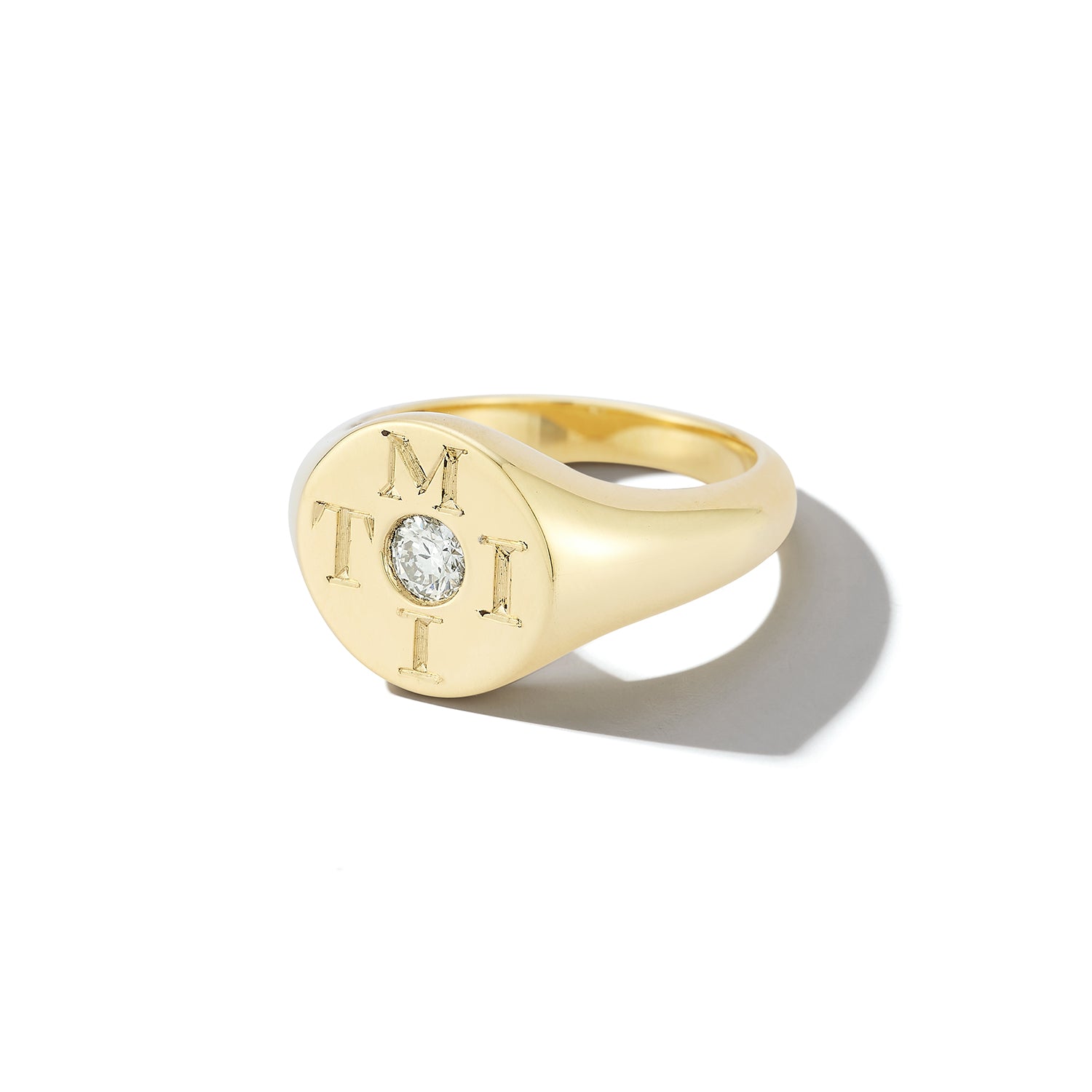 Love Notes Moi et Toi Diamond Pinky Signet Ring – Jemma Wynne
