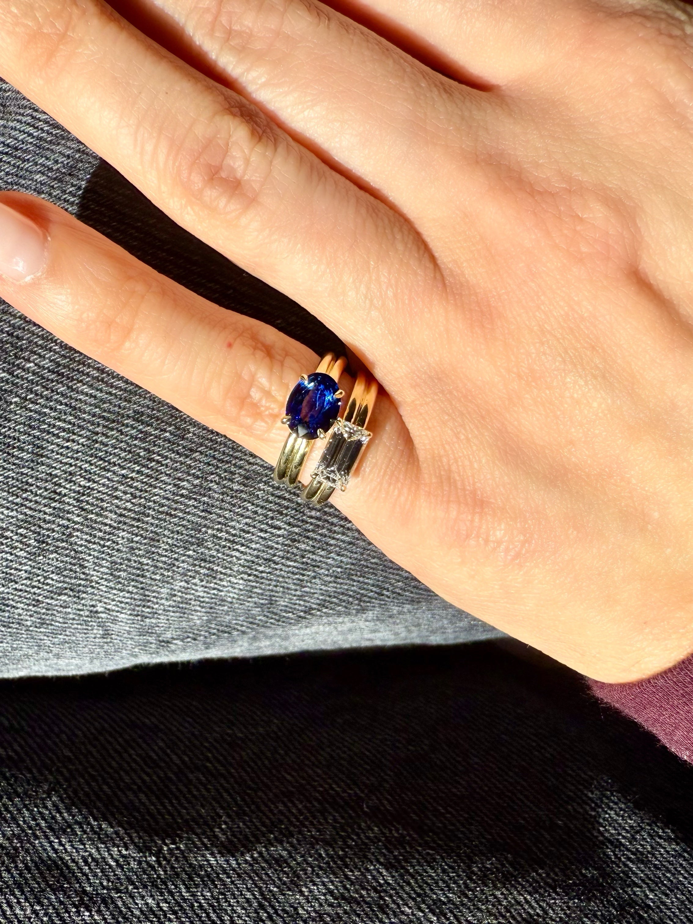 MANON JEWELRY】 feather pinky ring 40