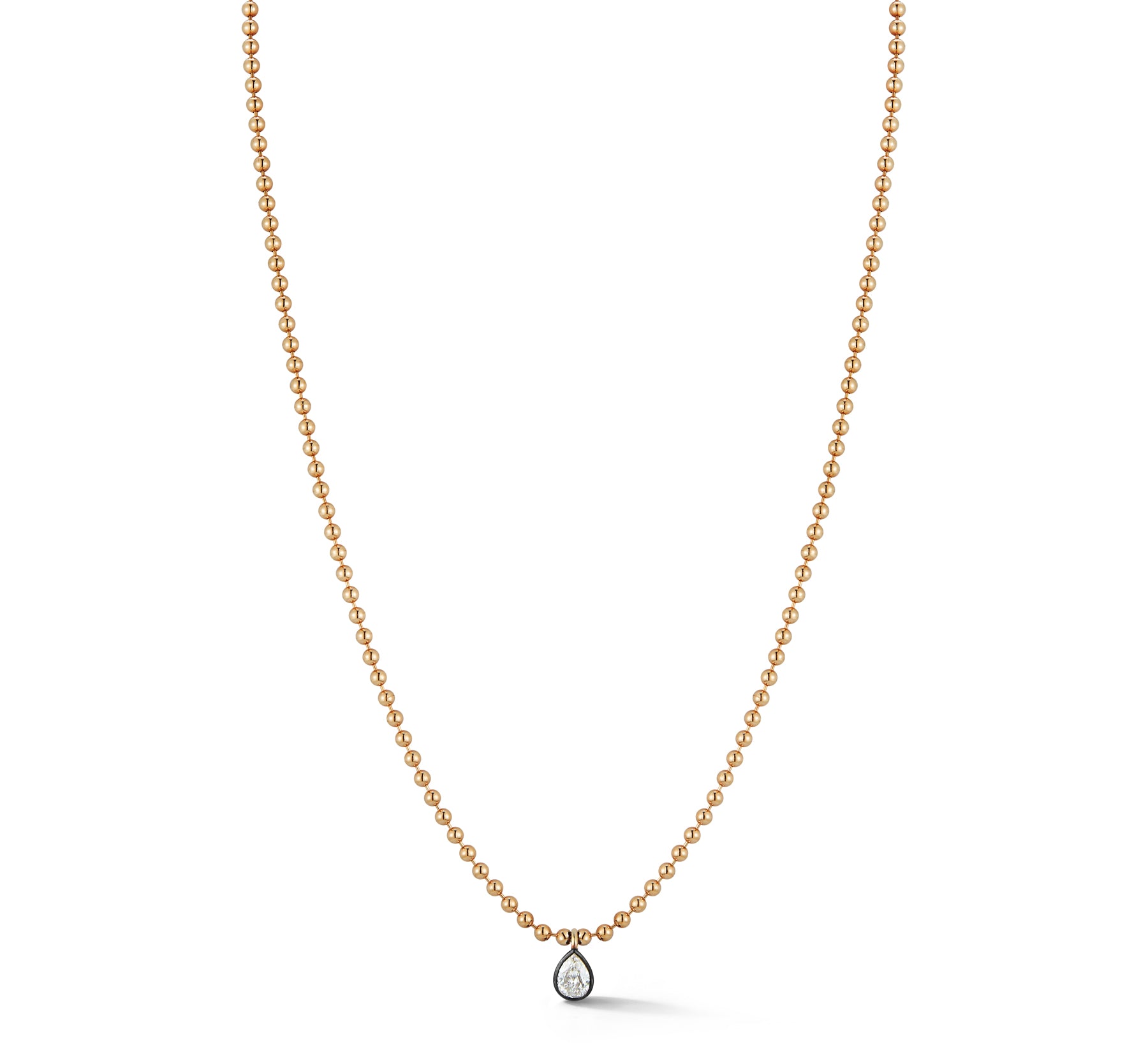 Connexion Diamond Pear Solitaire Necklace