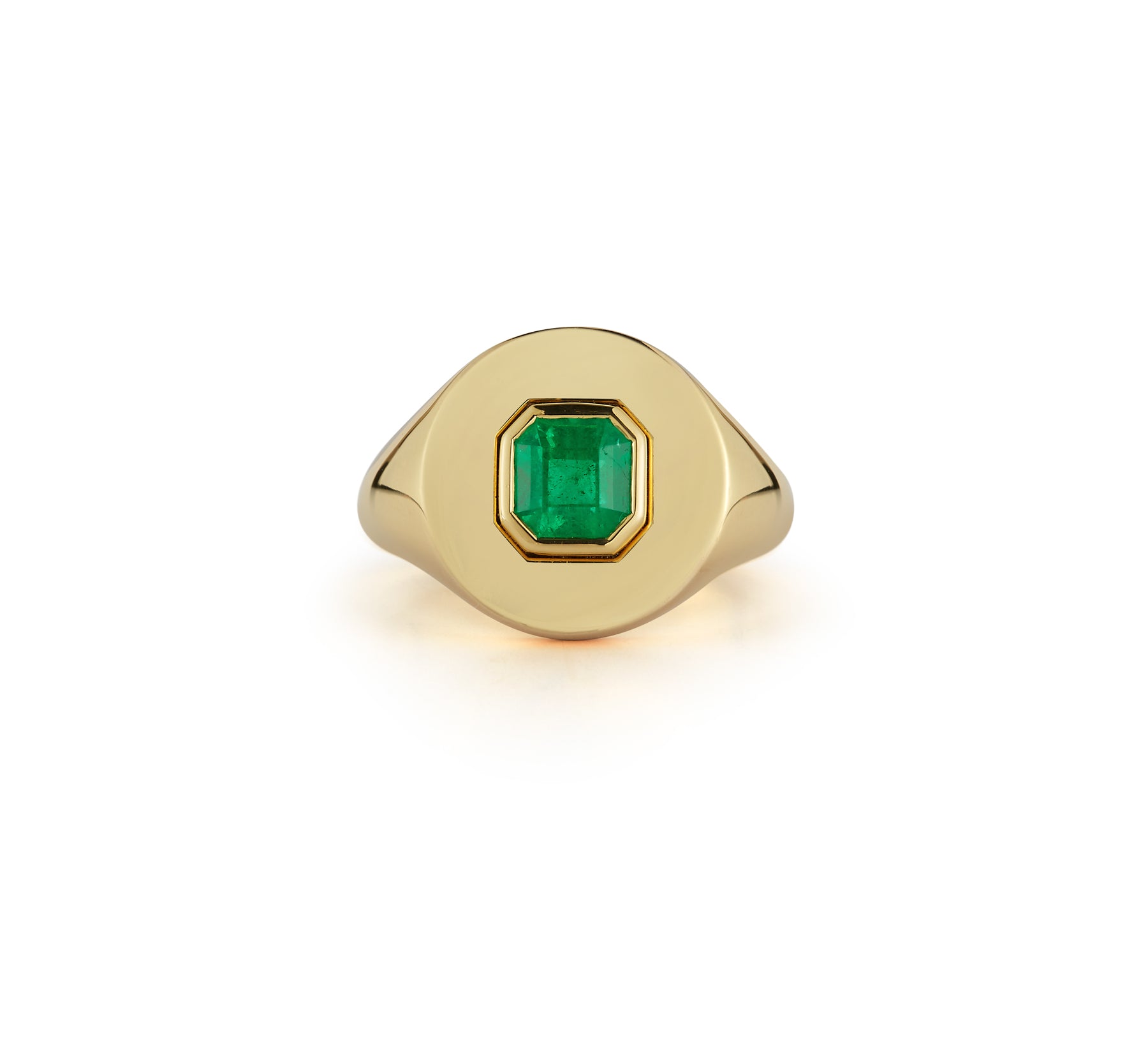 Prive Emerald Signet Ring