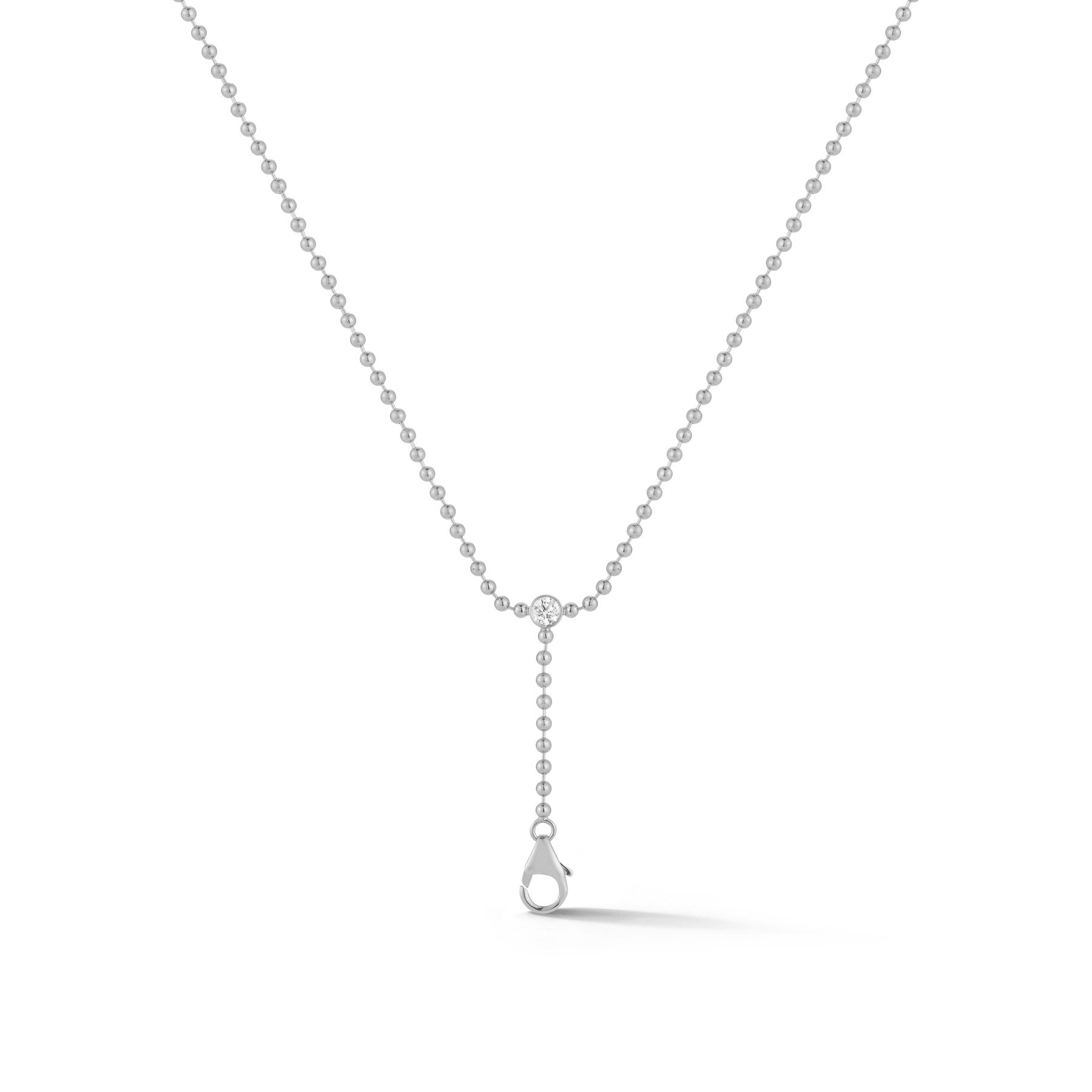 Connexion Chain No. 10 Y Necklace with Diamond – Jemma Wynne