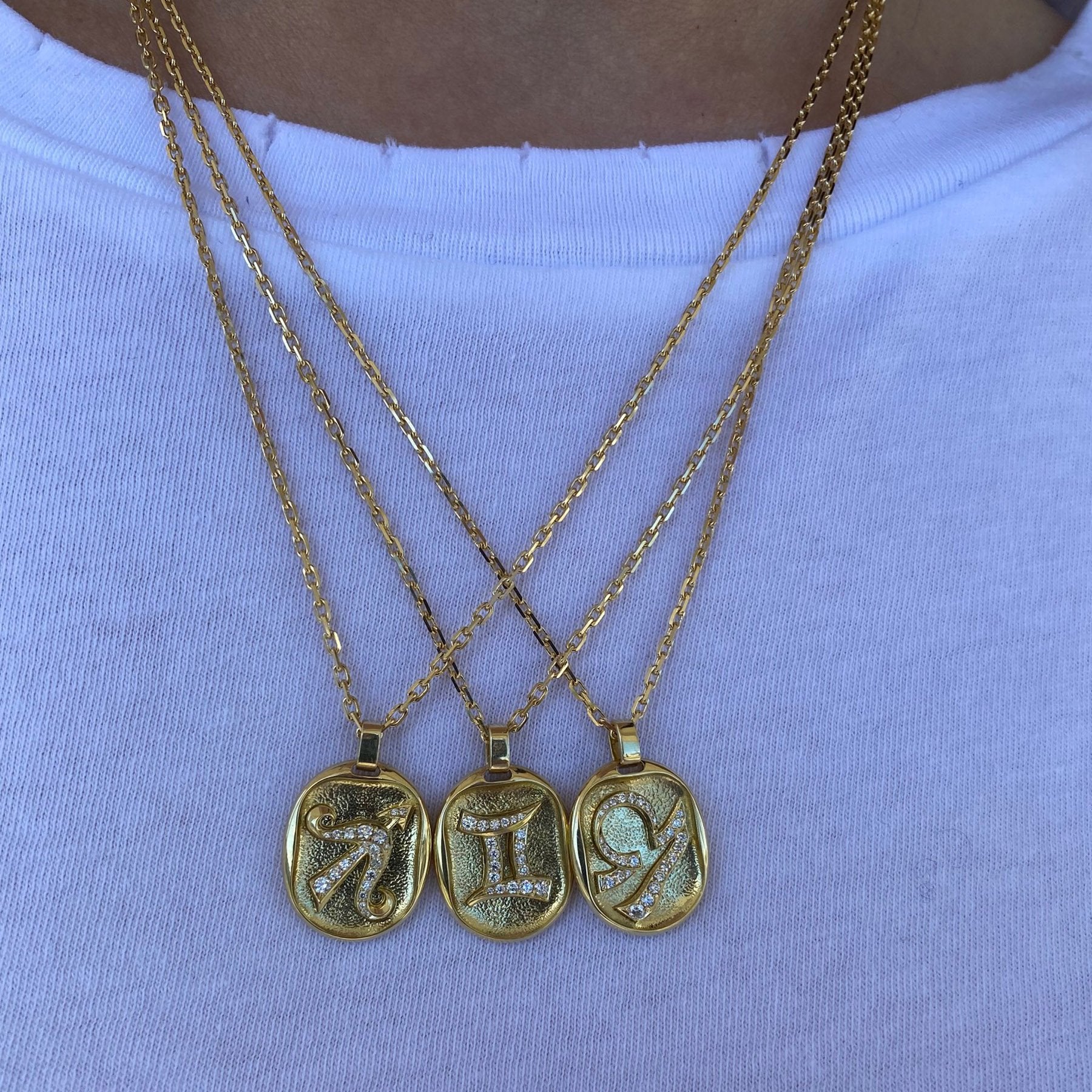 Zodiac Small Gemini Necklace – Jemma Wynne